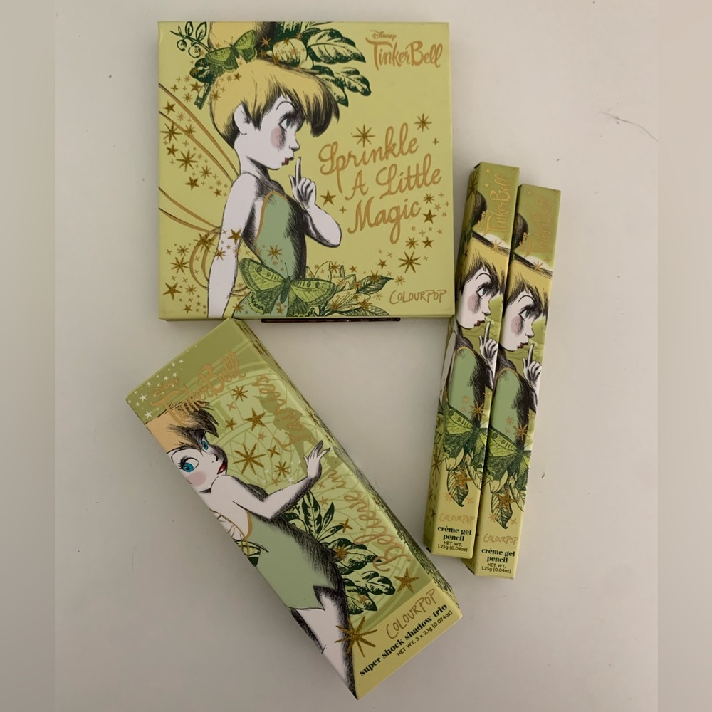 ColourPop x Disney TinkerBell Makeup Set